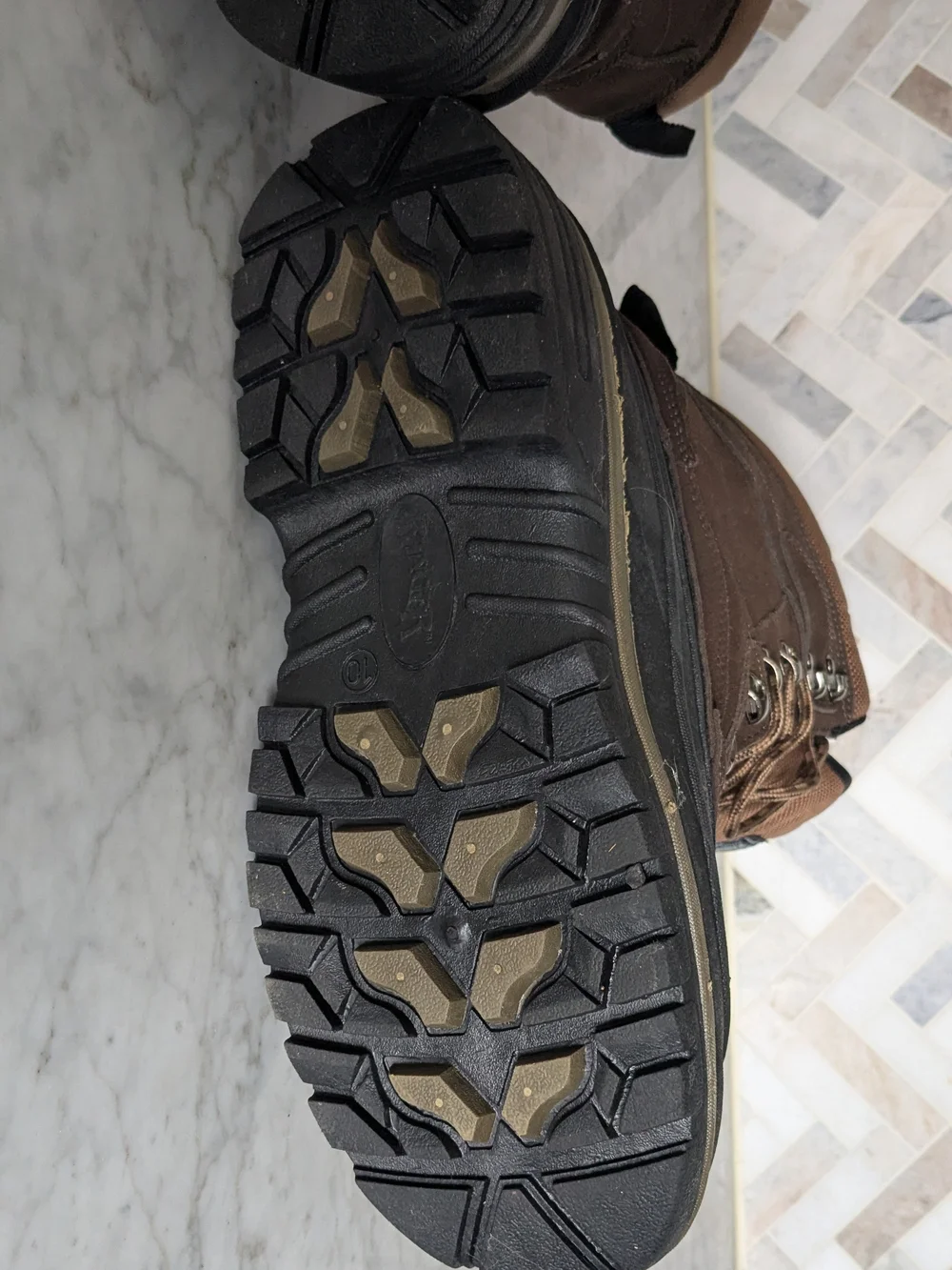 Men's Brown Waterproof Thermolite Winter Boots